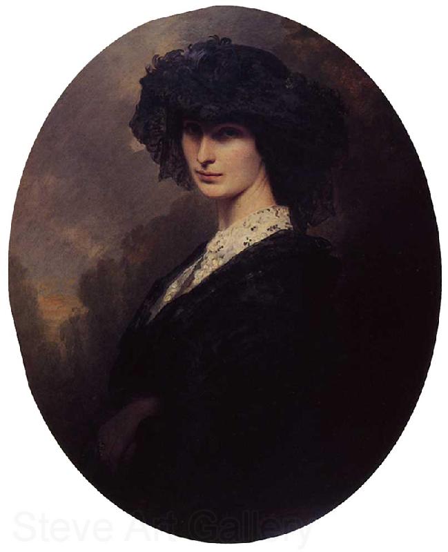 Franz Xaver Winterhalter Jadwiga Potocka, Countess Branicka France oil painting art